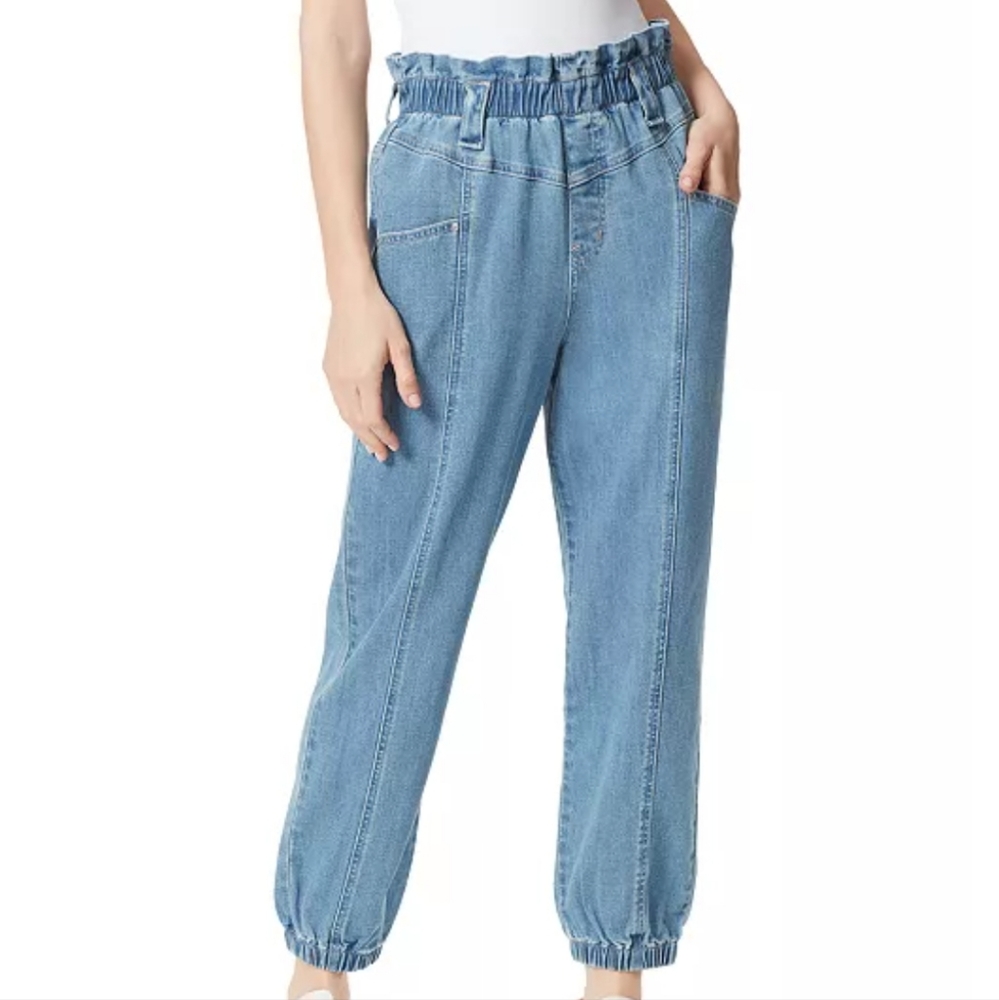 NWT! MADE BY FRAYED PAPER BAG-GY JOGGERS